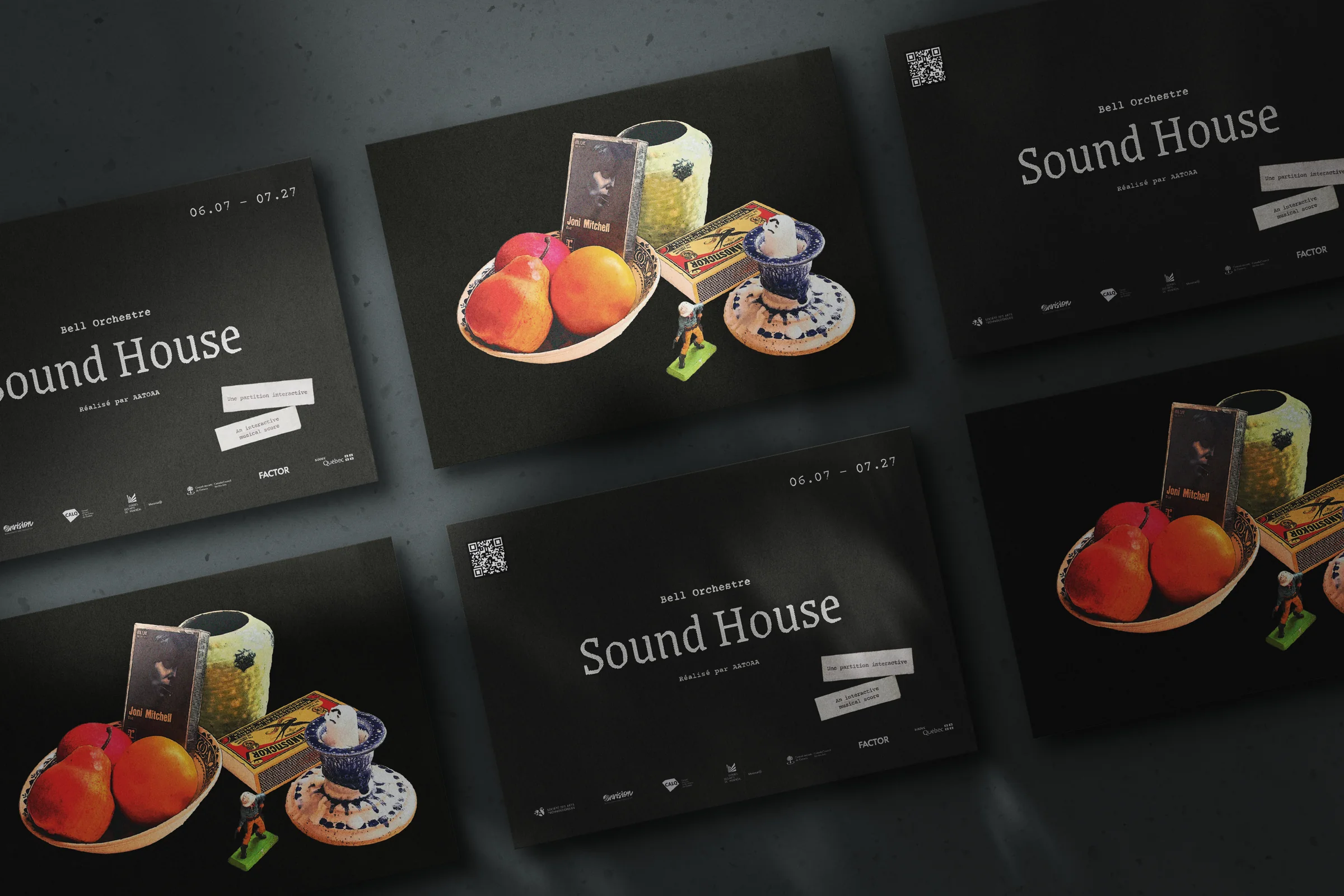 Bell Orchestre Sound House postcards